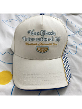 Vans Classic International 66 Automobile Event Hat White Blu